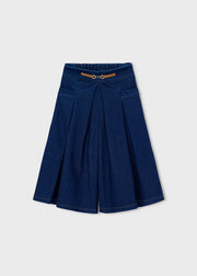 Meisjes Midi Skort – Super Dark Denim