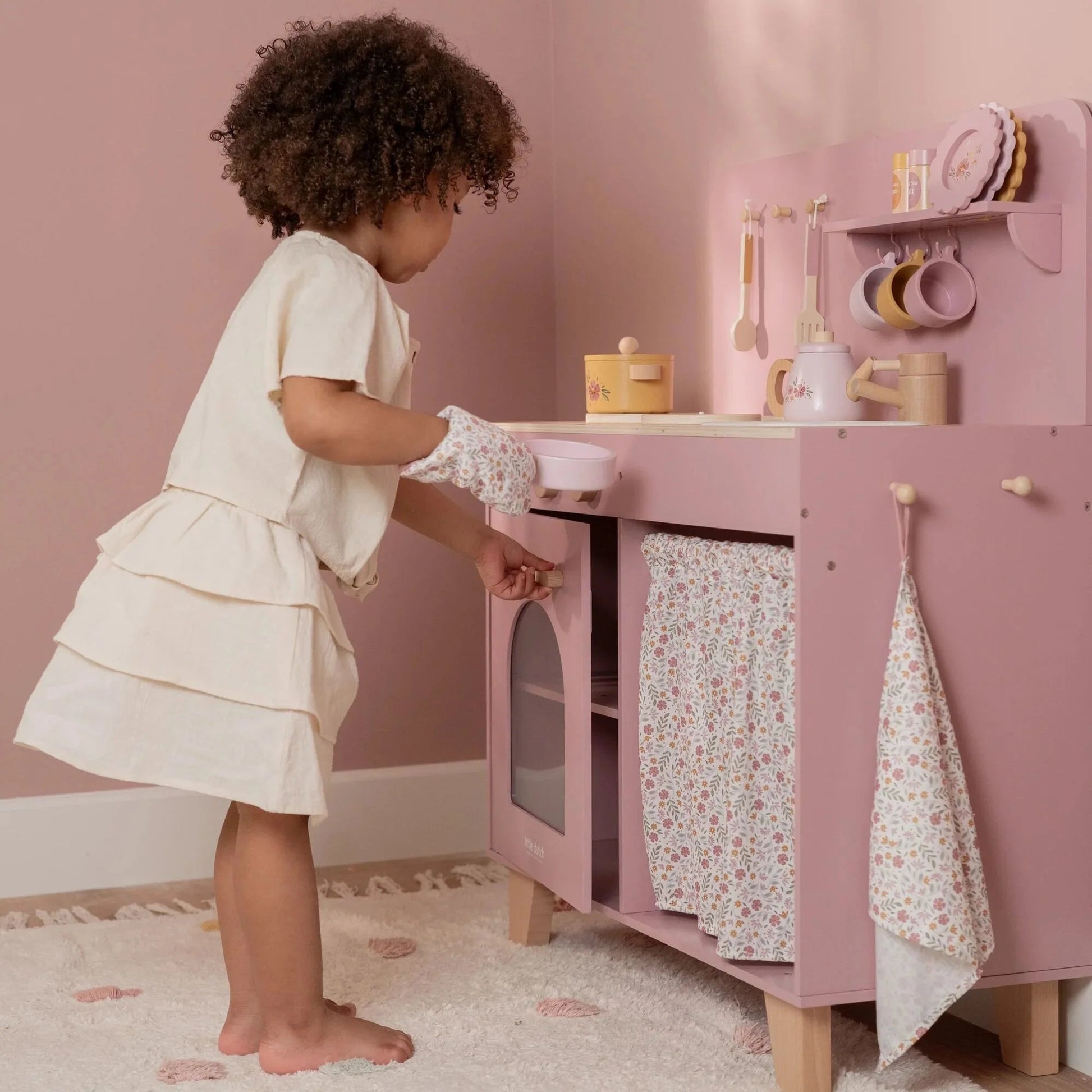 Houten speelkeuken - Roze - Casteleyn