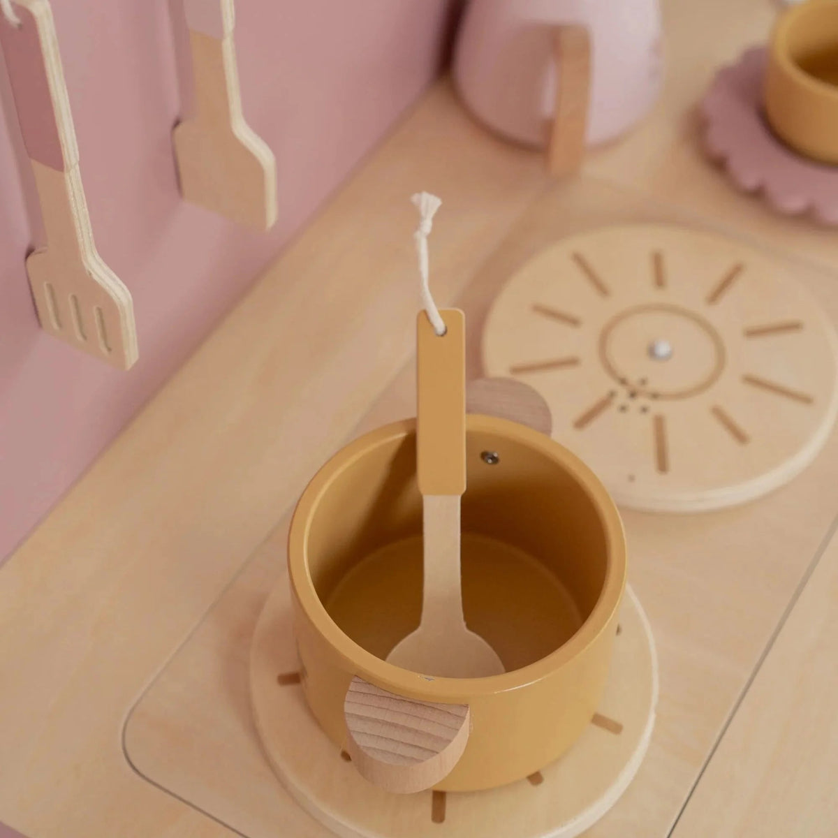 Houten speelkeuken - Roze - Casteleyn