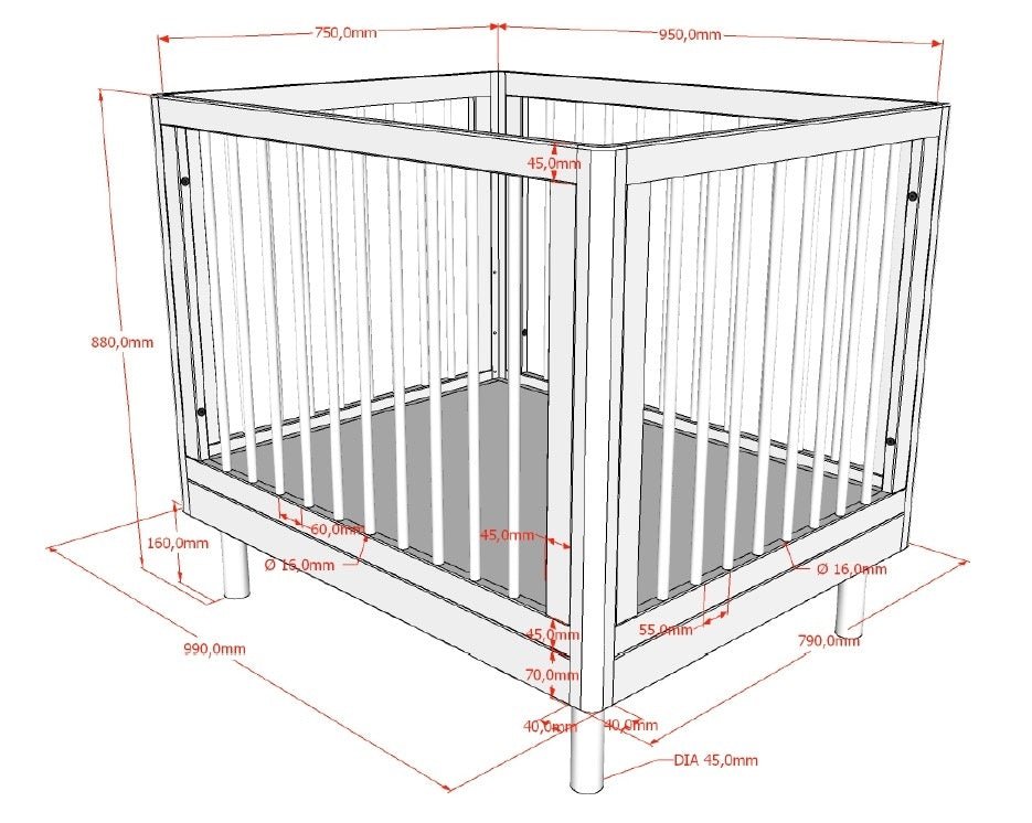 Jaxx Box - Forrest - 95 x 75 cm - Beech - Casteleyn