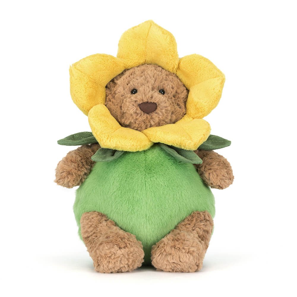 Jellycat Bartholomew Bear Daffodil Outfit - Casteleyn