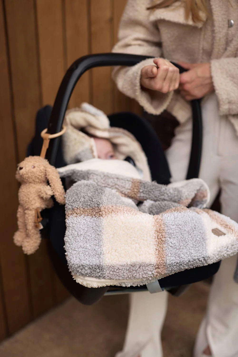 Jollein voetenzak Check Boucle - Casteleyn