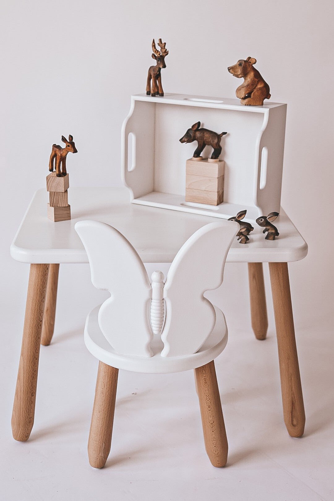 Kidozia Kindertafel met 2 Stoelen – Butterfly - Casteleyn