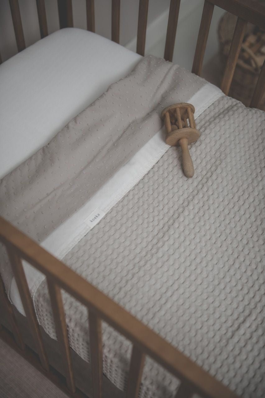 Koeka wiegdekenCotton Fleece Wafel Amsterdam - Casteleyn