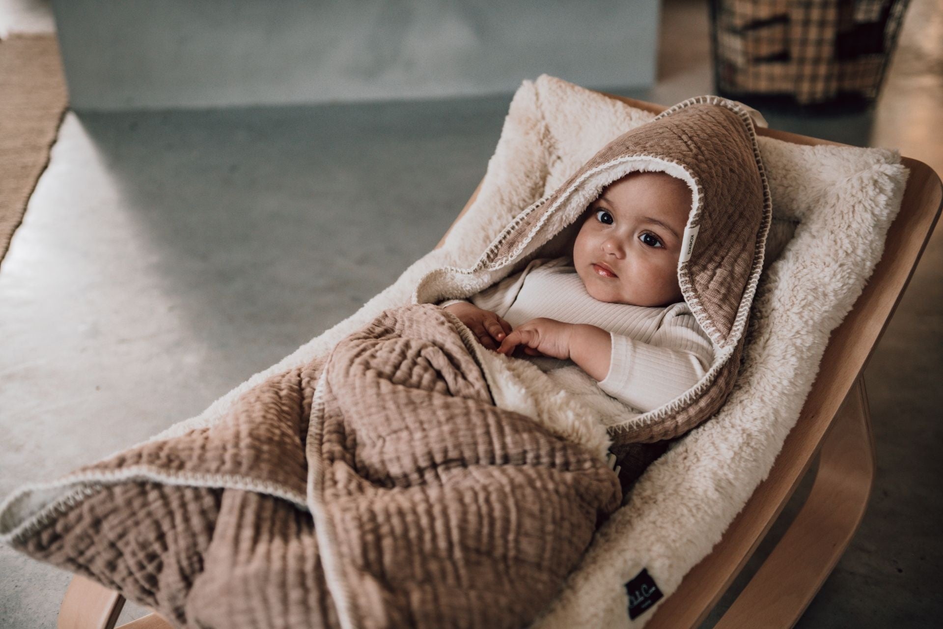 Koeka Wrap towel teddy Rivoli caffe - Casteleyn