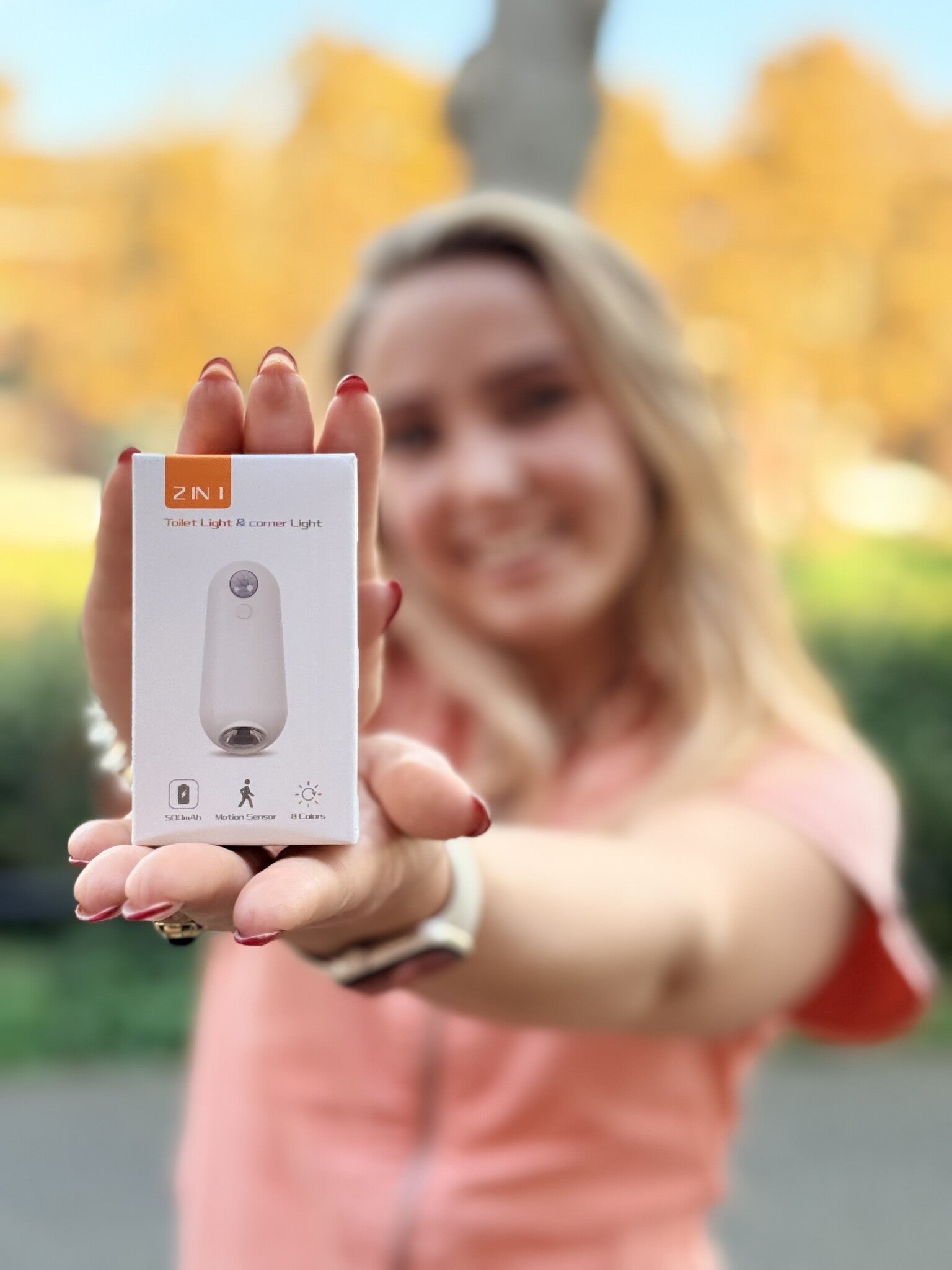 LED Toilet Nachtlampje – Waterdicht & Bewegingssensor - Casteleyn