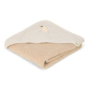 Little Dutch Badcape - Beige - 75 x 75 - Newborn Naturals - Baby Bunny - Casteleyn