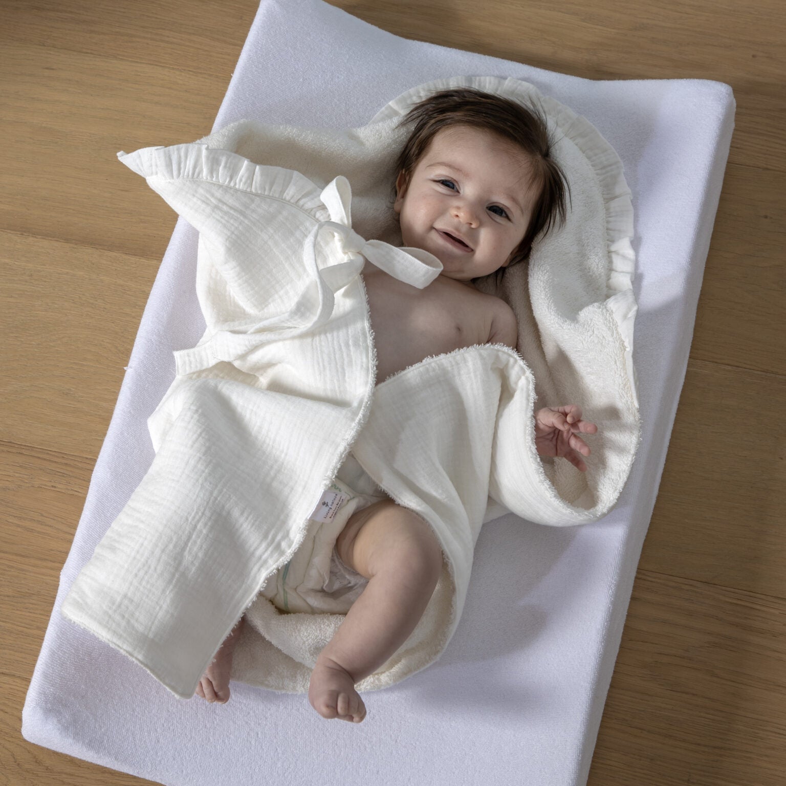 Living nature luxe handdoek tetra & badstof - Casteleyn