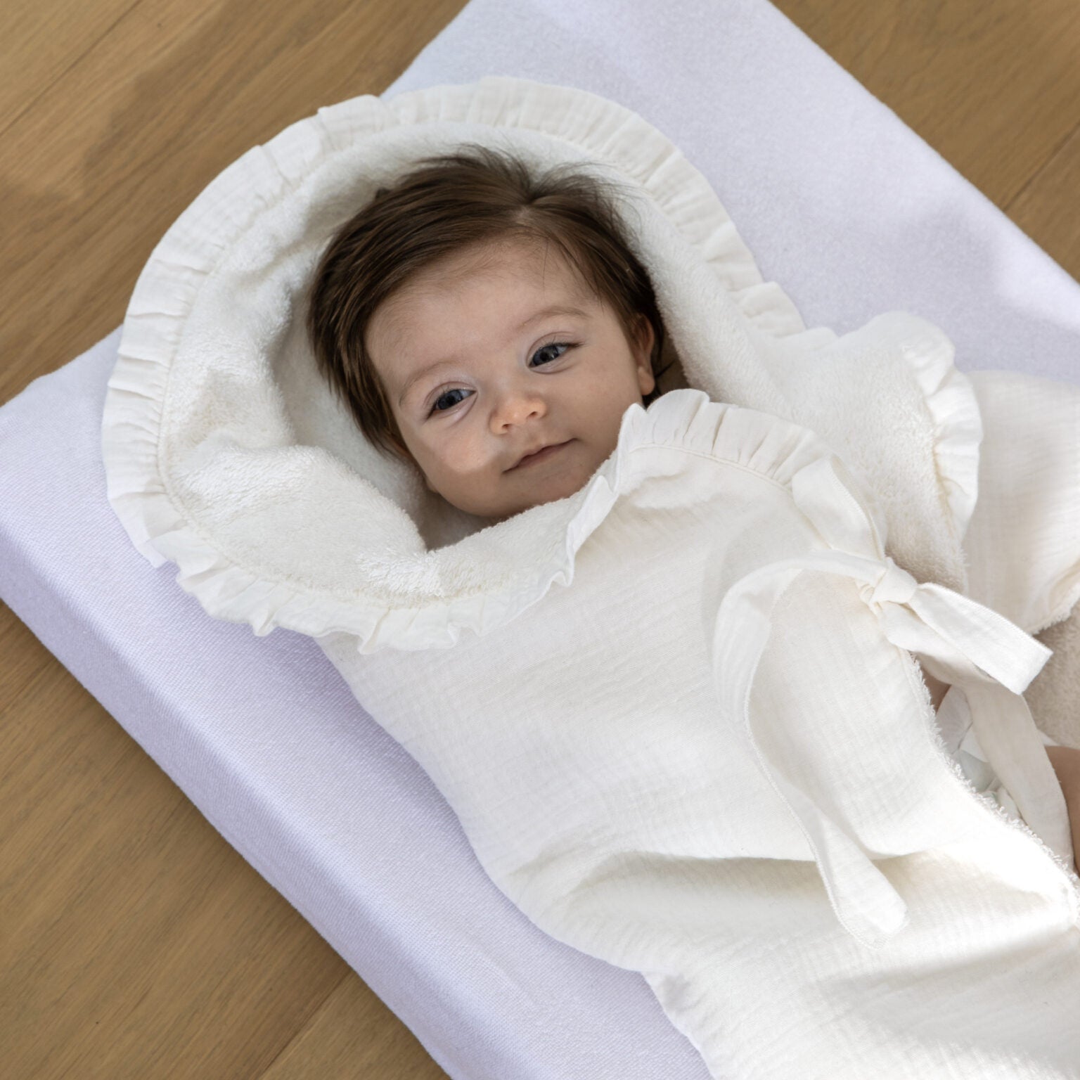 Living nature luxe handdoek tetra & badstof - Casteleyn
