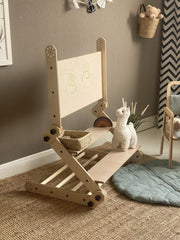Luula NABU Montessori Klimset, Tafel en Tekenbord 3-in-1 - Casteleyn