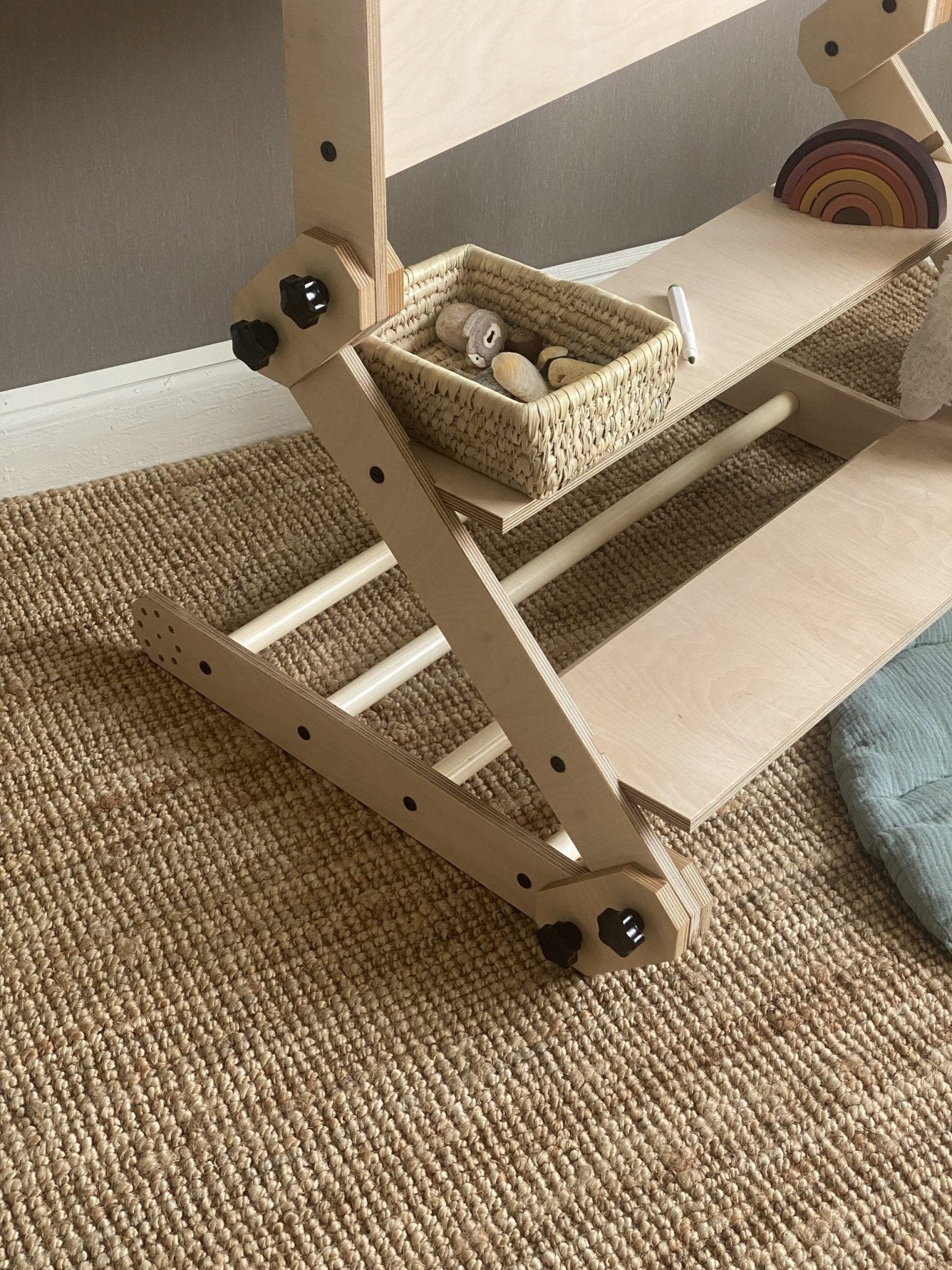 Luula NABU Montessori Klimset, Tafel en Tekenbord 3-in-1 - Casteleyn