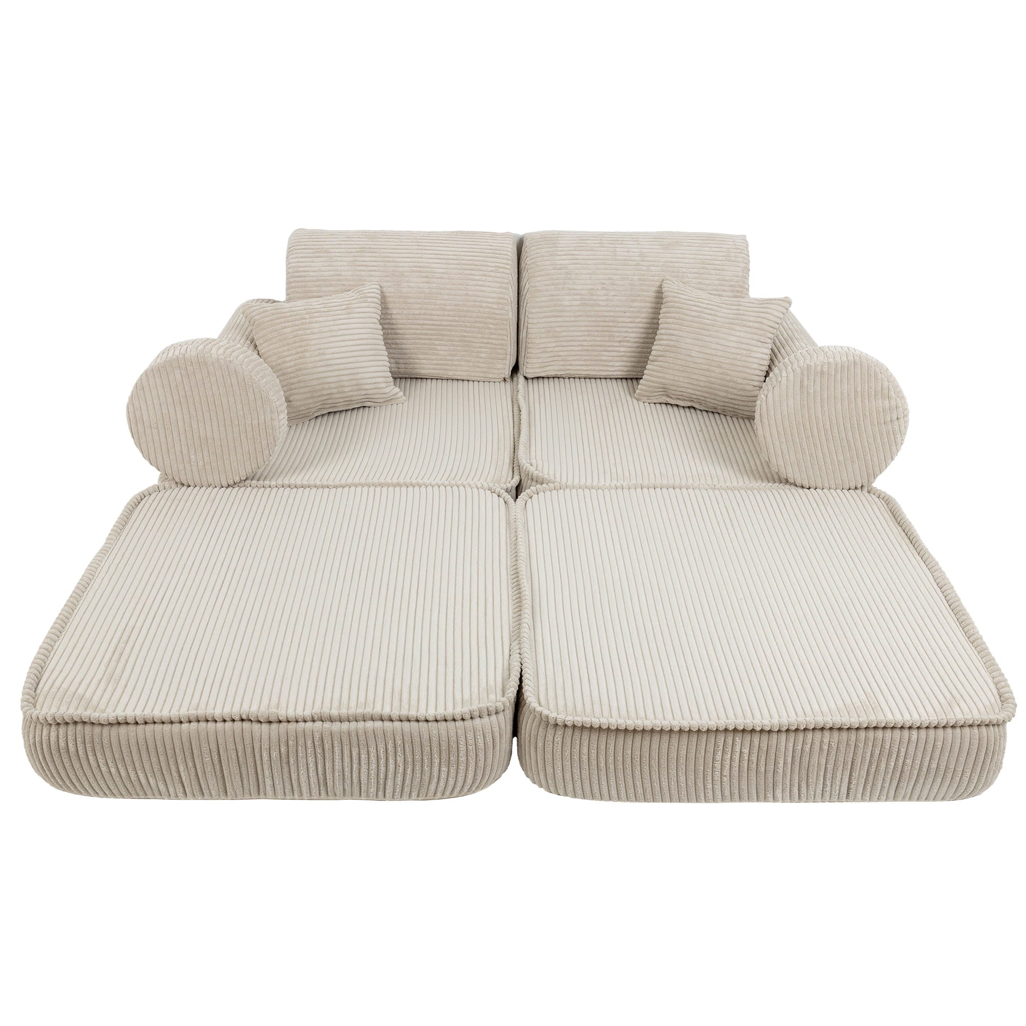 MeowBaby Modulaire Kindersofa Medium – Aesthetic Ecru - Casteleyn