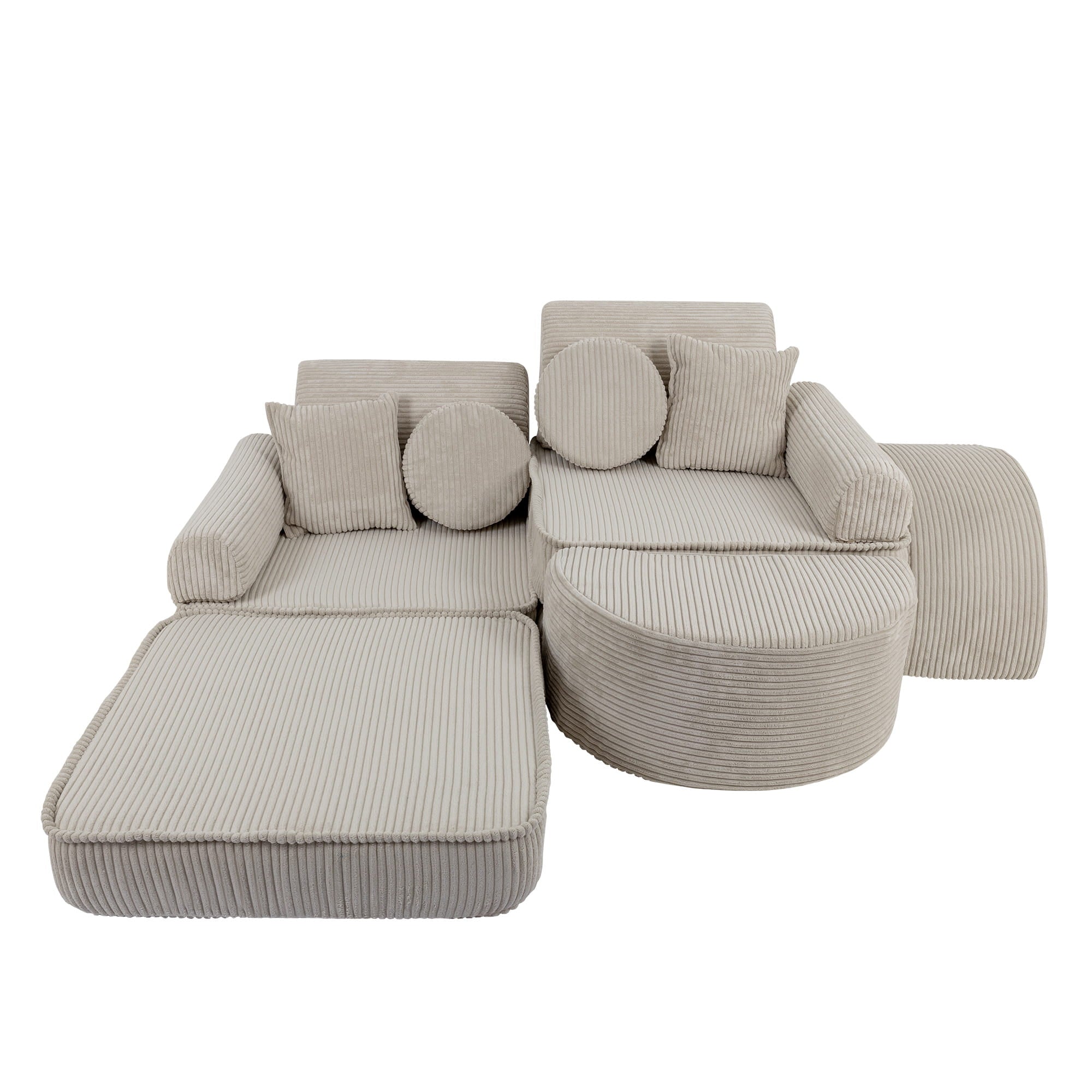 MeowBaby Modulaire Kindersofa Medium – Aesthetic Ecru Plus - Casteleyn
