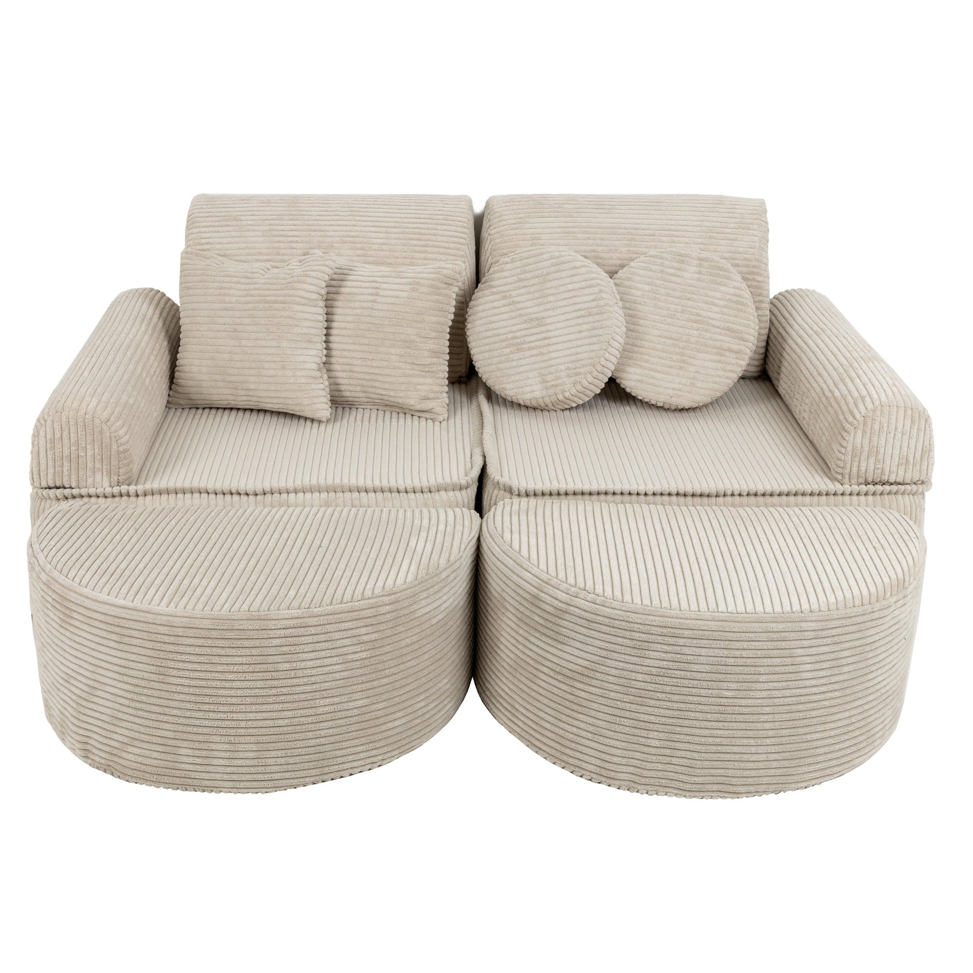 MeowBaby Modulaire Kindersofa Medium – Aesthetic Ecru Plus - Casteleyn