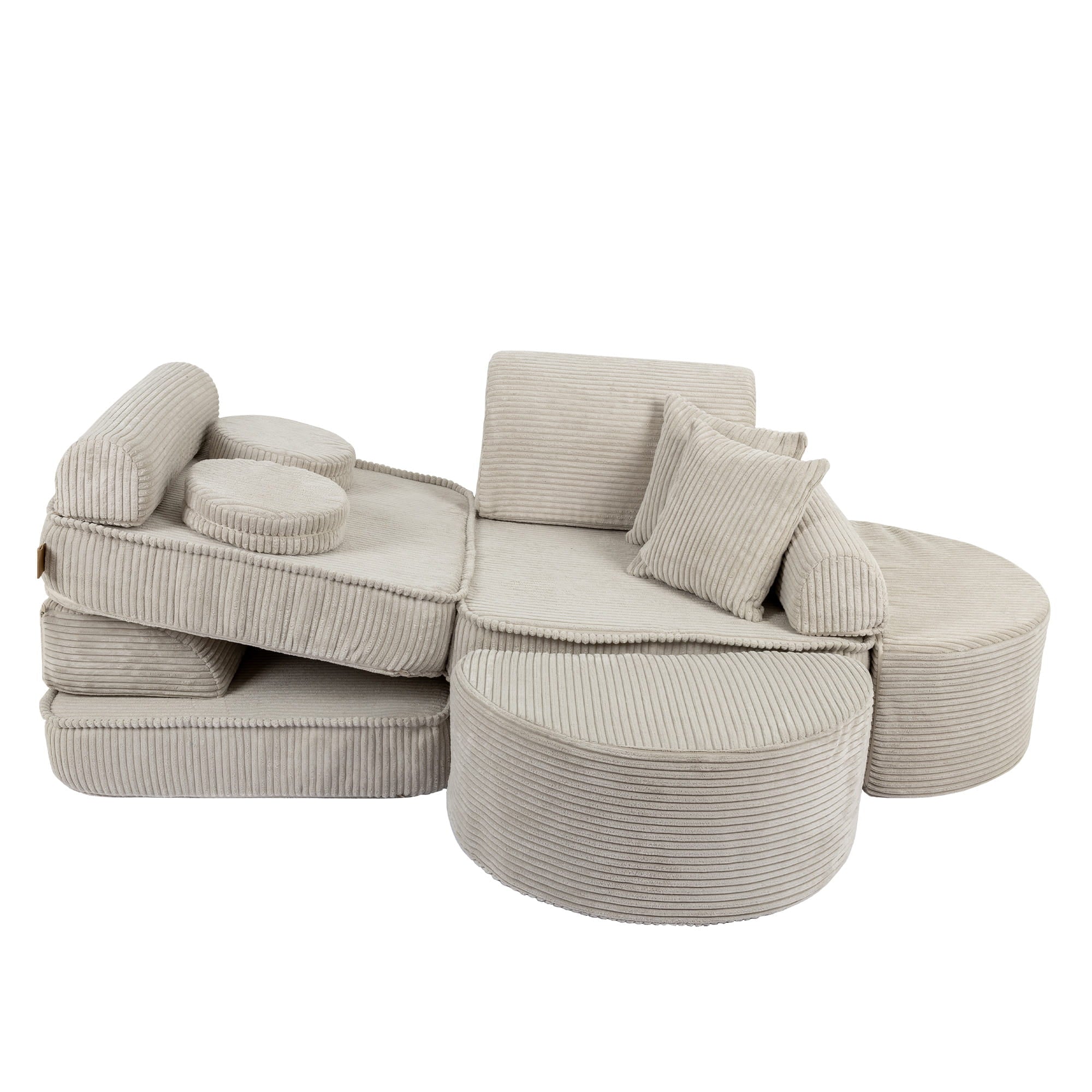 MeowBaby Modulaire Kindersofa Medium – Aesthetic Ecru Plus - Casteleyn