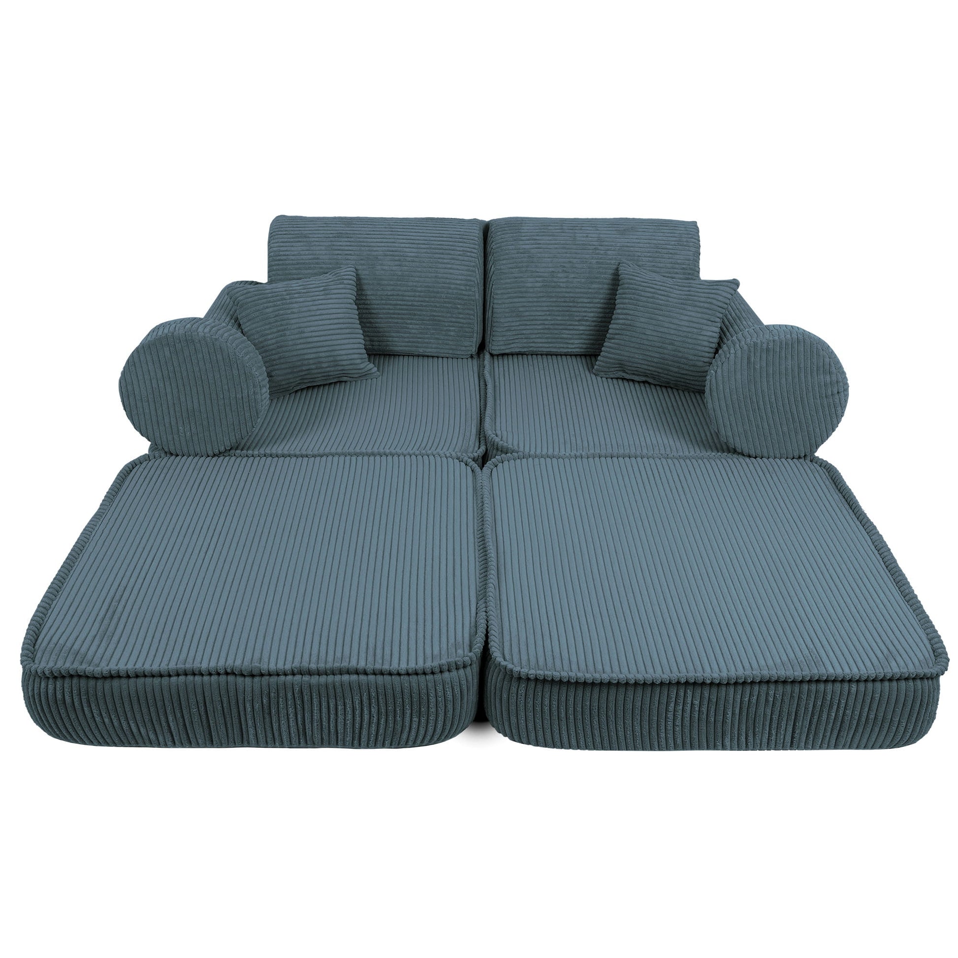 MeowBaby Modulaire Kindersofa Medium – Aesthetic Turquoise - Casteleyn