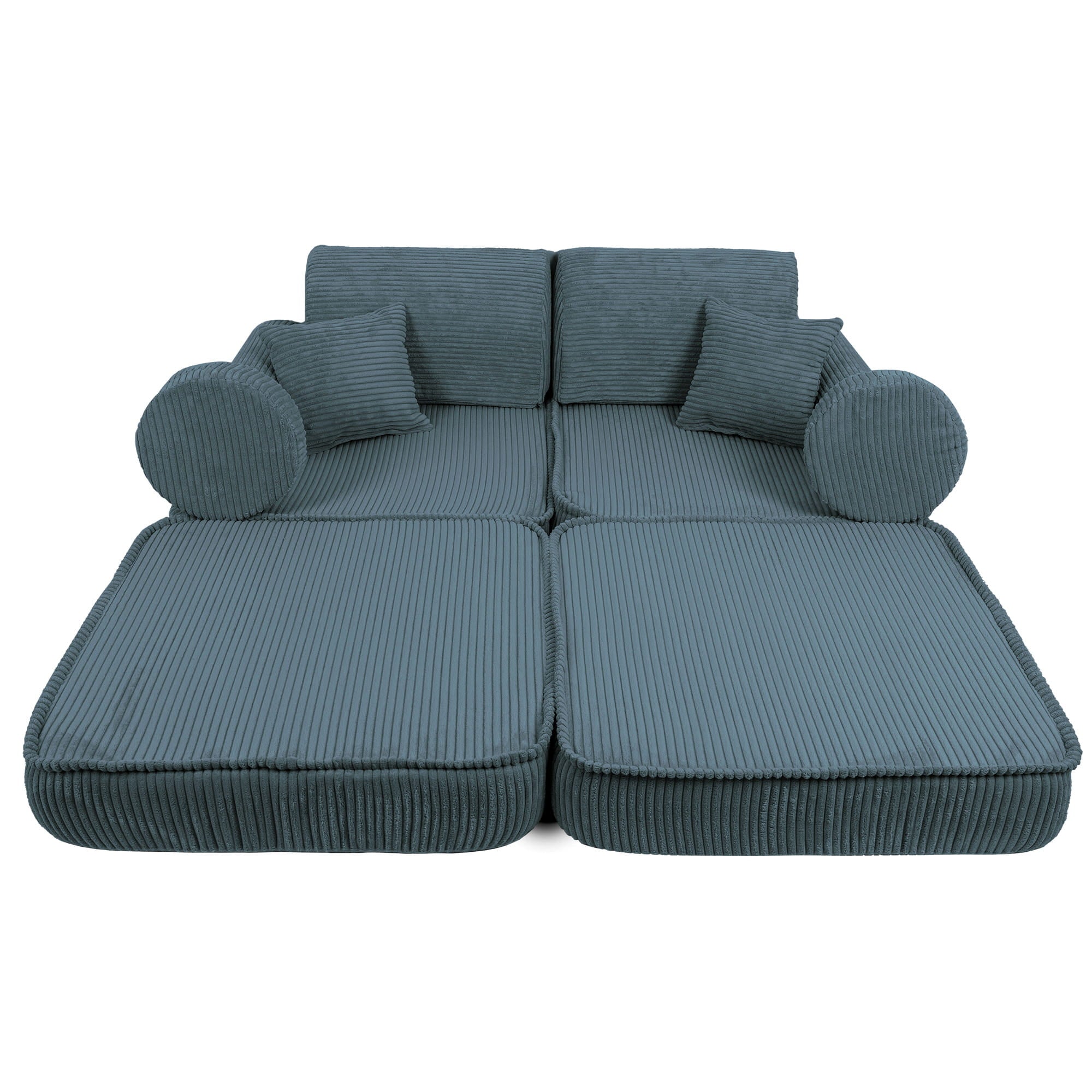MeowBaby Modulaire Kindersofa Medium – Aesthetic Turquoise - Casteleyn