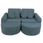 MeowBaby Modulaire Kindersofa Medium – Aesthetic Turquoise Plus - Casteleyn