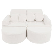 MeowBaby Modulaire Kindersofa Medium – Bearly Cream Plus - Casteleyn