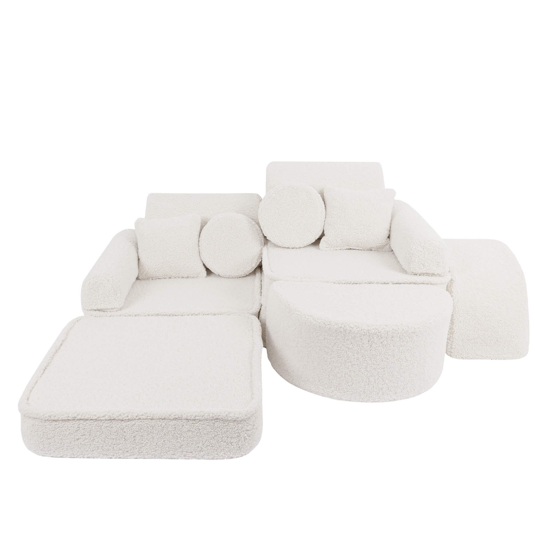 MeowBaby Modulaire Kindersofa Medium – Bearly Cream Plus - Casteleyn