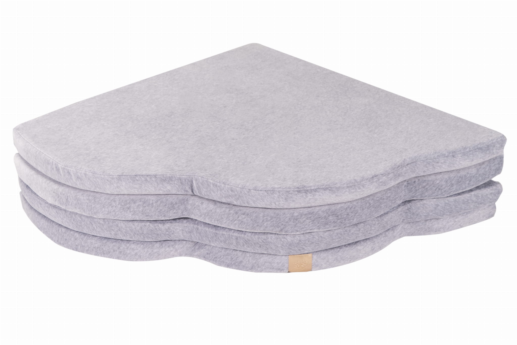 MeowBaby Speelmat Wolk – Lichtgrijs Velvet - Casteleyn