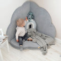 MeowBaby Speelmat Wolk – Lichtgrijs Velvet