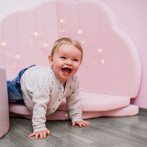 MeowBaby Speelmat Wolk – Roze Velvet - Casteleyn
