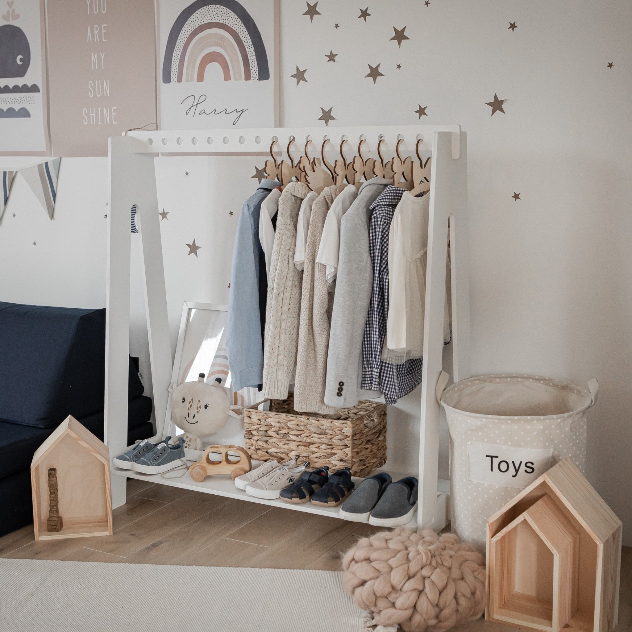 Montessori House Bed Kledingrek voor Peuters – Versie 2 - Casteleyn
