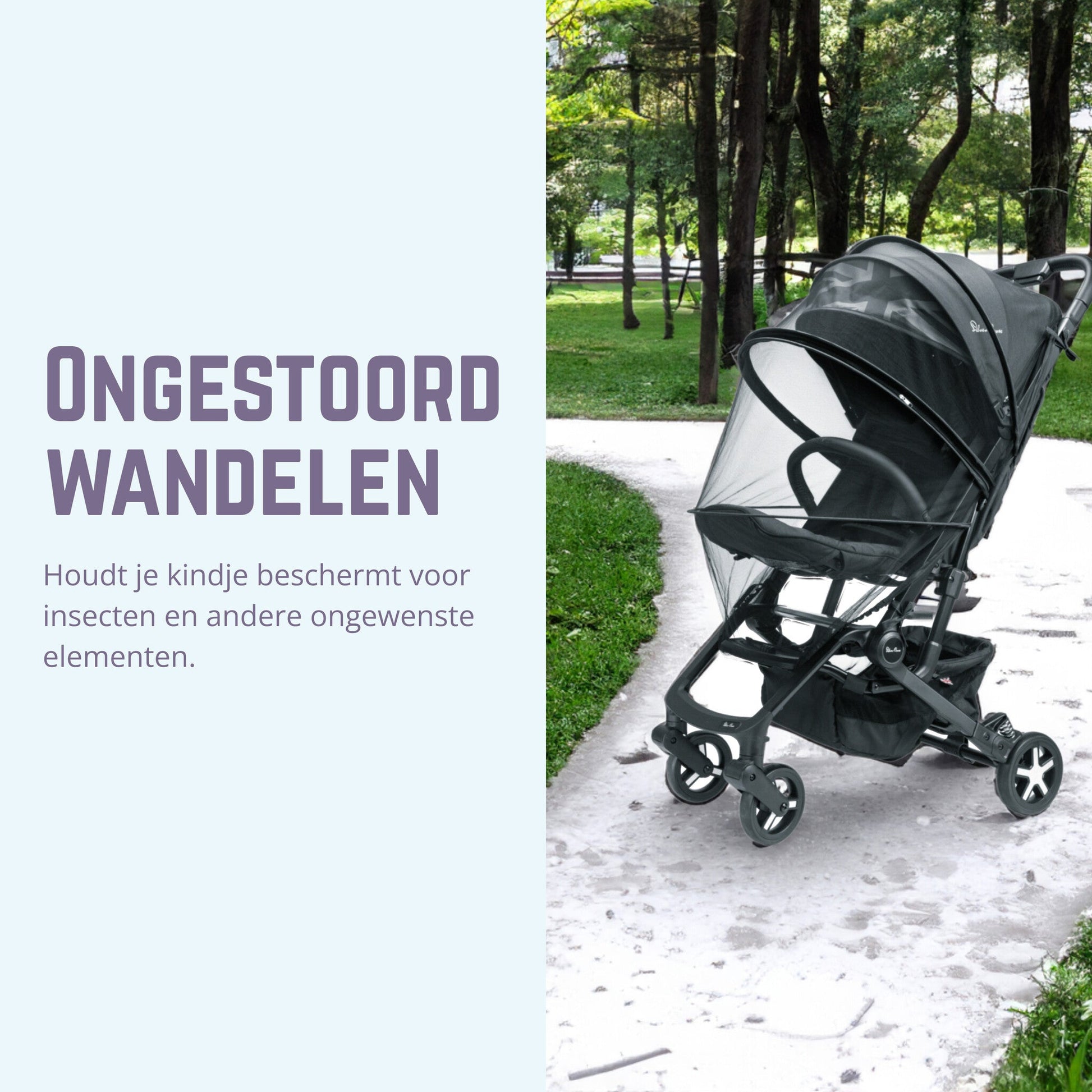Muggennet voor de kinderwagen en buggy - Casteleyn