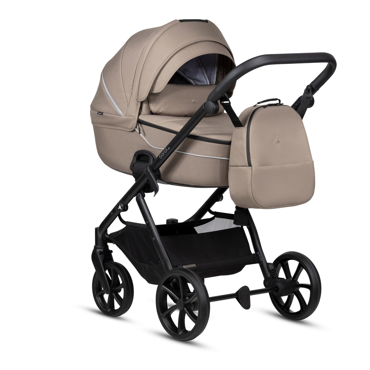 Noordi Fjordi V2 2-in-1 Kinderwagen – Taupe - Casteleyn