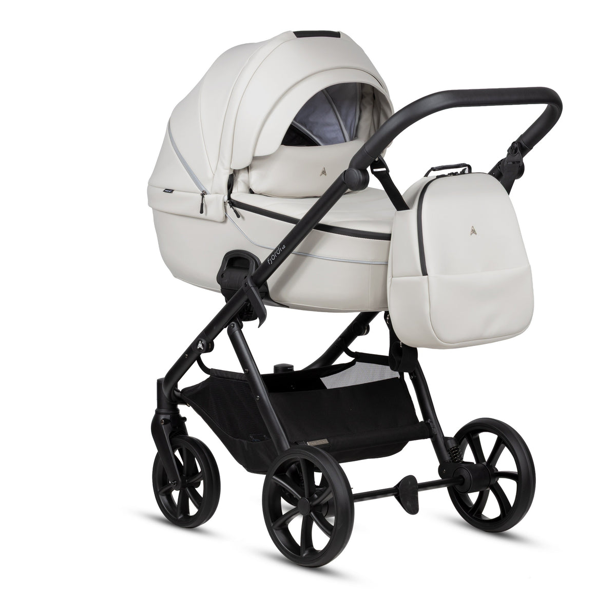 Noordi Fjordi V2 Leather 2-in-1 Kinderwagen – Cloud - Casteleyn