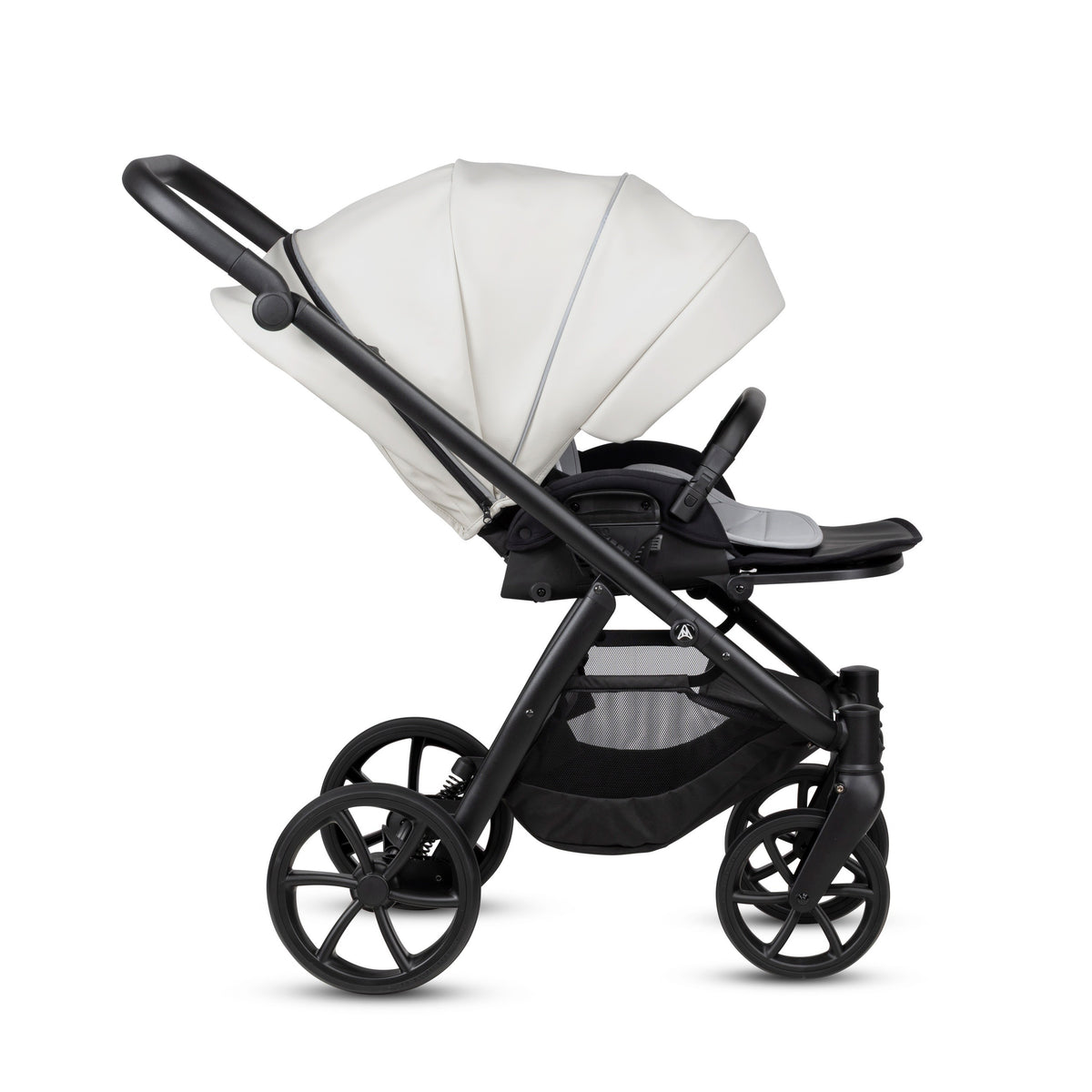 Noordi Fjordi V2 Leather 2-in-1 Kinderwagen – Cloud - Casteleyn