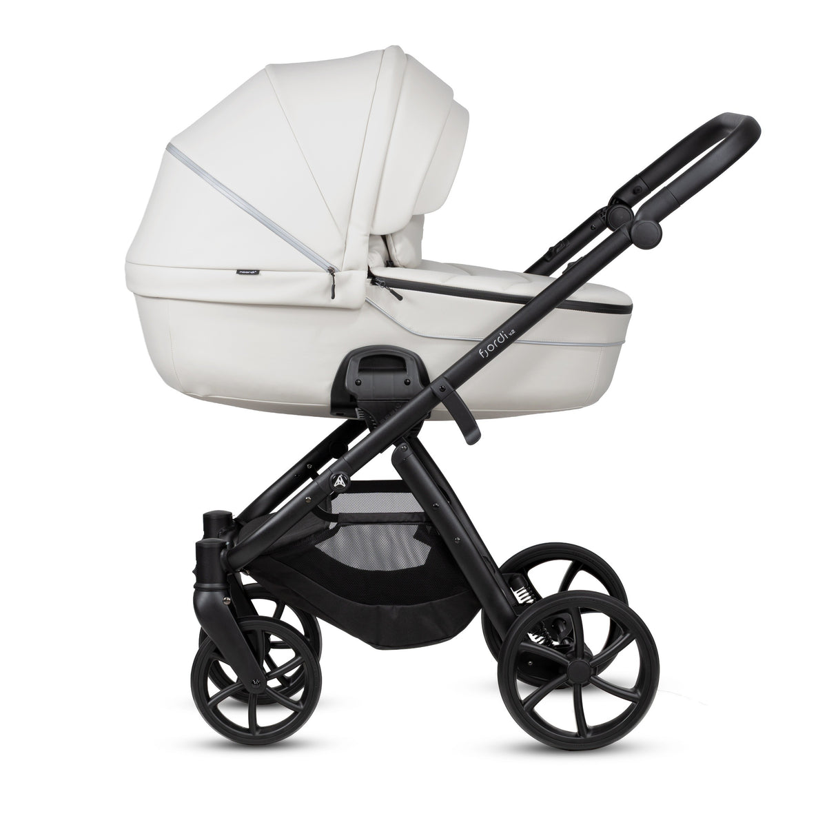 Noordi Fjordi V2 Leather 2-in-1 Kinderwagen – Cloud - Casteleyn