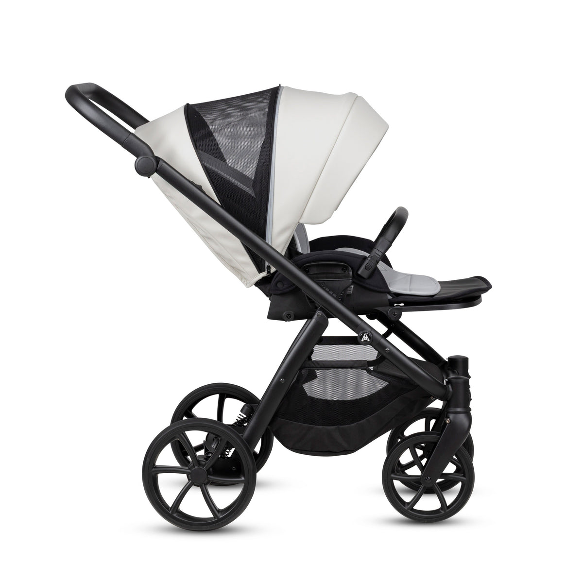 Noordi Fjordi V2 Leather 2-in-1 Kinderwagen – Cloud - Casteleyn