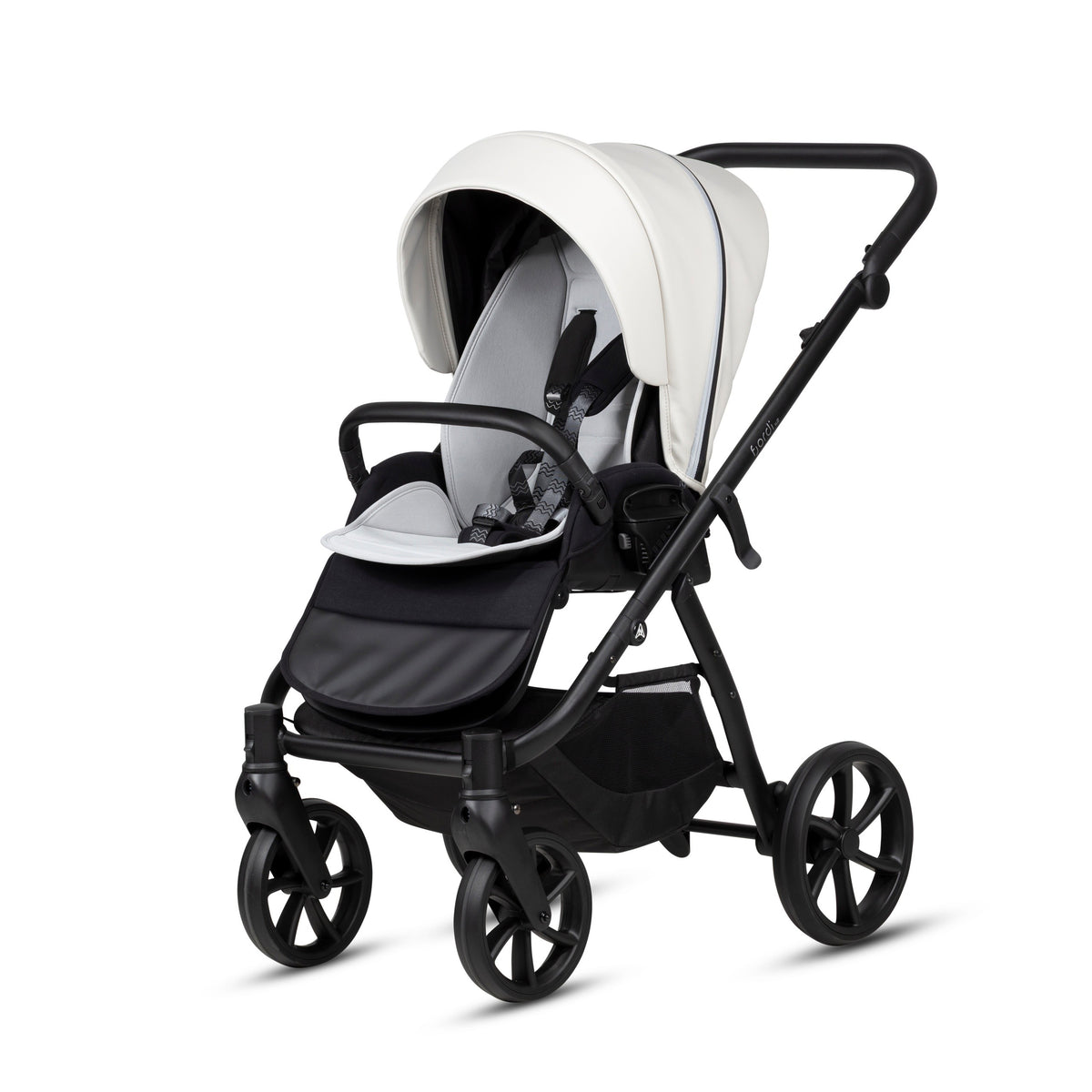 Noordi Fjordi V2 Leather 2-in-1 Kinderwagen – Cloud - Casteleyn
