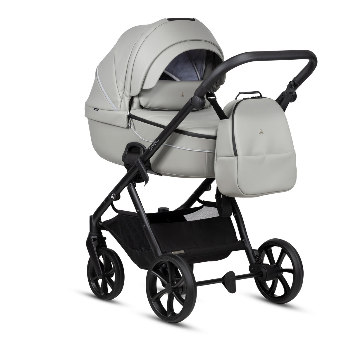 Noordi Fjordi V2 Leather 2-in-1 Kinderwagen – Sleet - Casteleyn