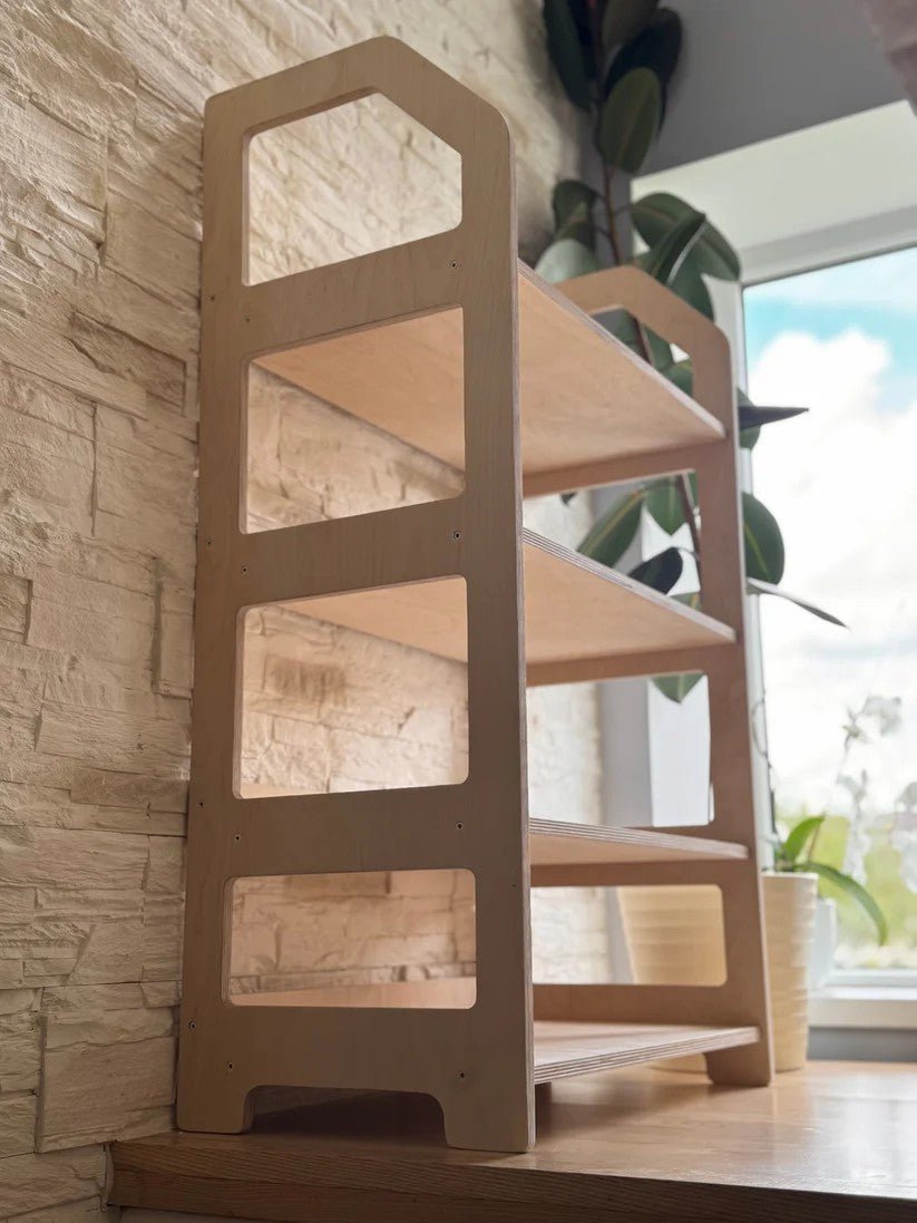 OakHill Montessori Houten Boekenkast – Speelgoedrek voor de Kinderkamer - Casteleyn