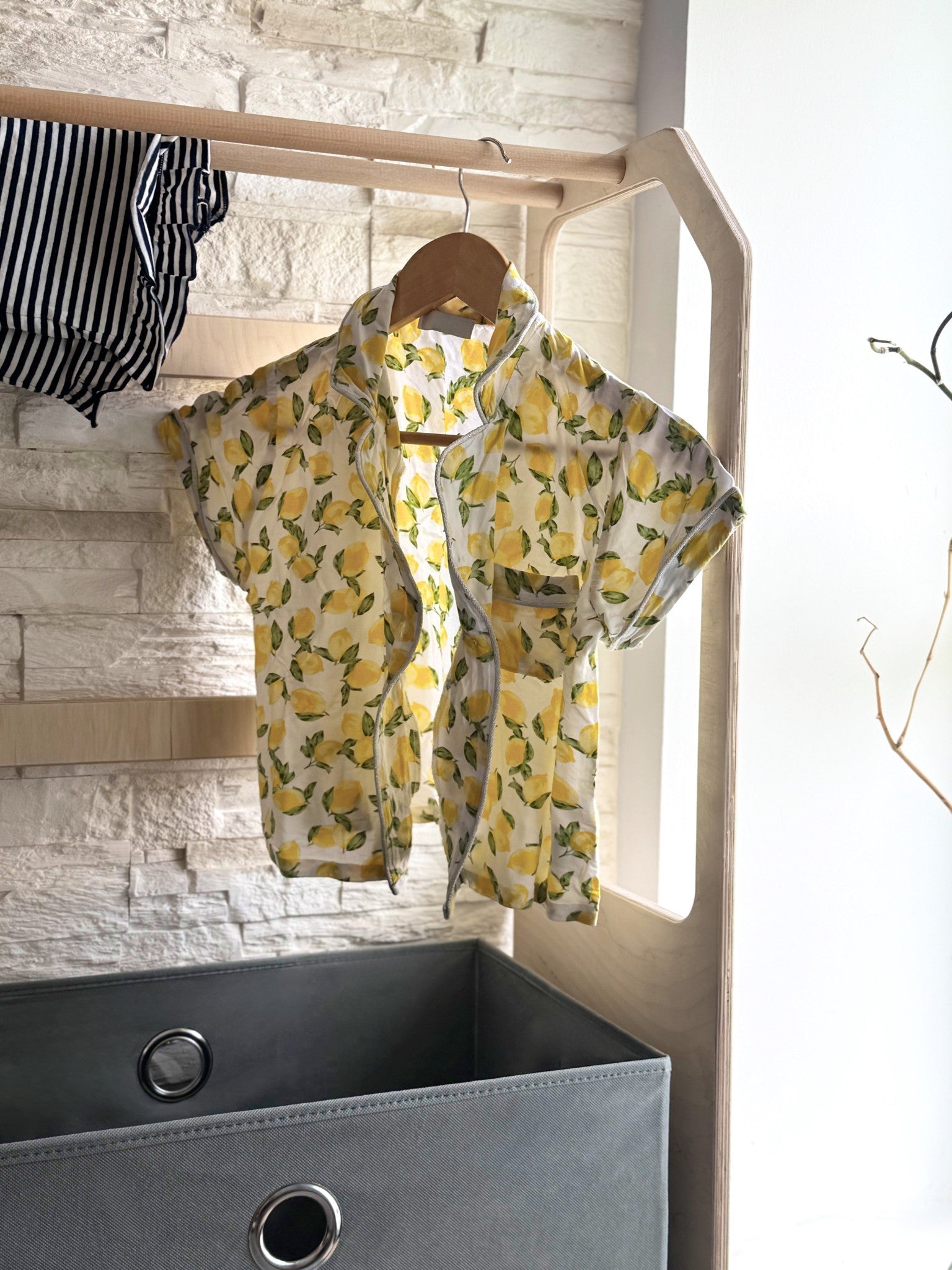 OakHill Montessori Houten Droogrek voor Kinderen met Wasmand - Casteleyn