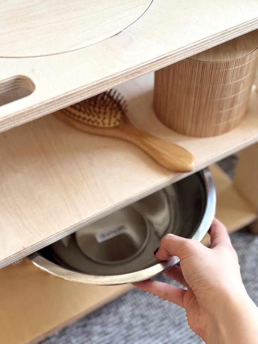 OakHill Montessori Wasmeubel met Deksel – Klein Enkel - Casteleyn