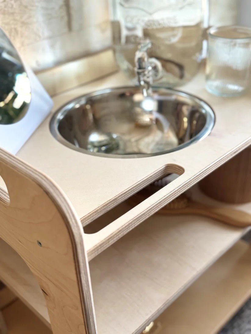 OakHill Montessori Wasmeubel met Deksel – Klein Enkel - Casteleyn