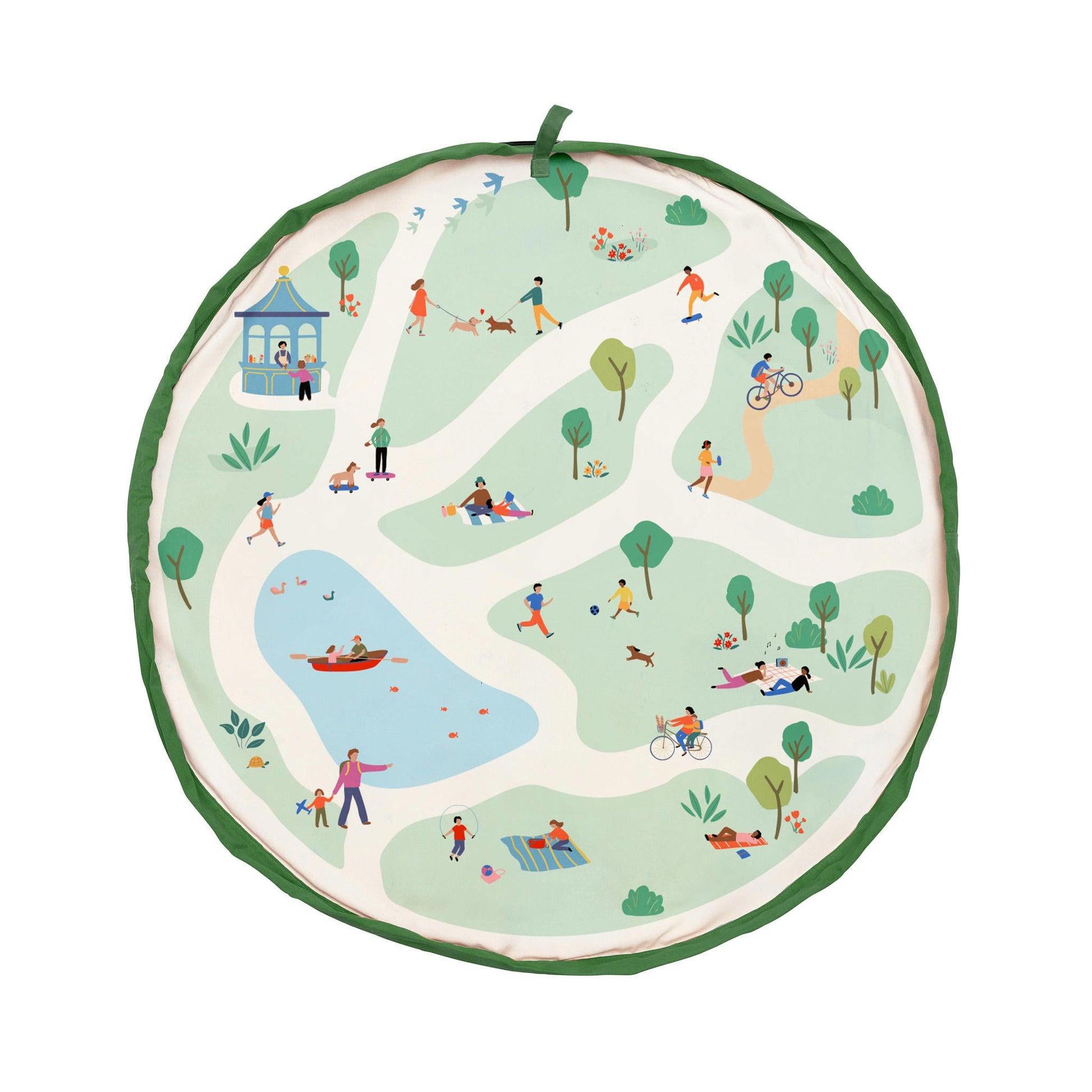 Play And Go Noomad 2-in-1 Opbergzak Speelmat - Parc - Casteleyn