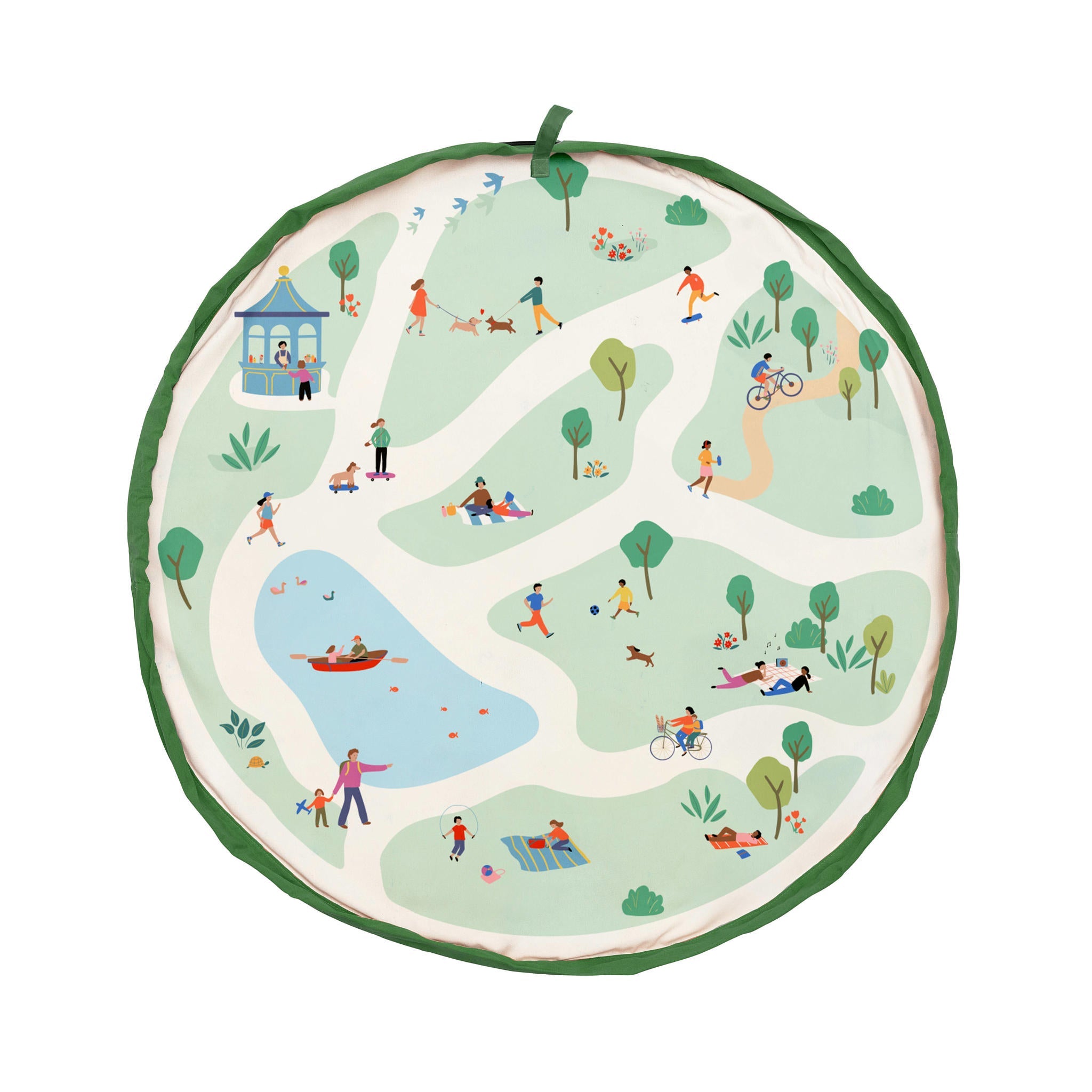 Play And Go Noomad 2-in-1 Opbergzak Speelmat - Parc - Casteleyn