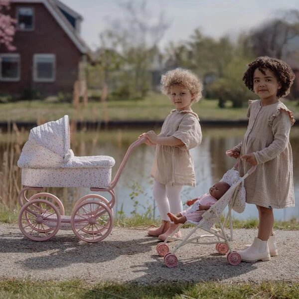 Poppenwagen - Soft Flowers - Casteleyn