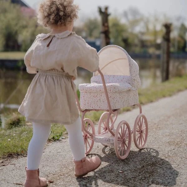 Poppenwagen - Soft Flowers - Casteleyn