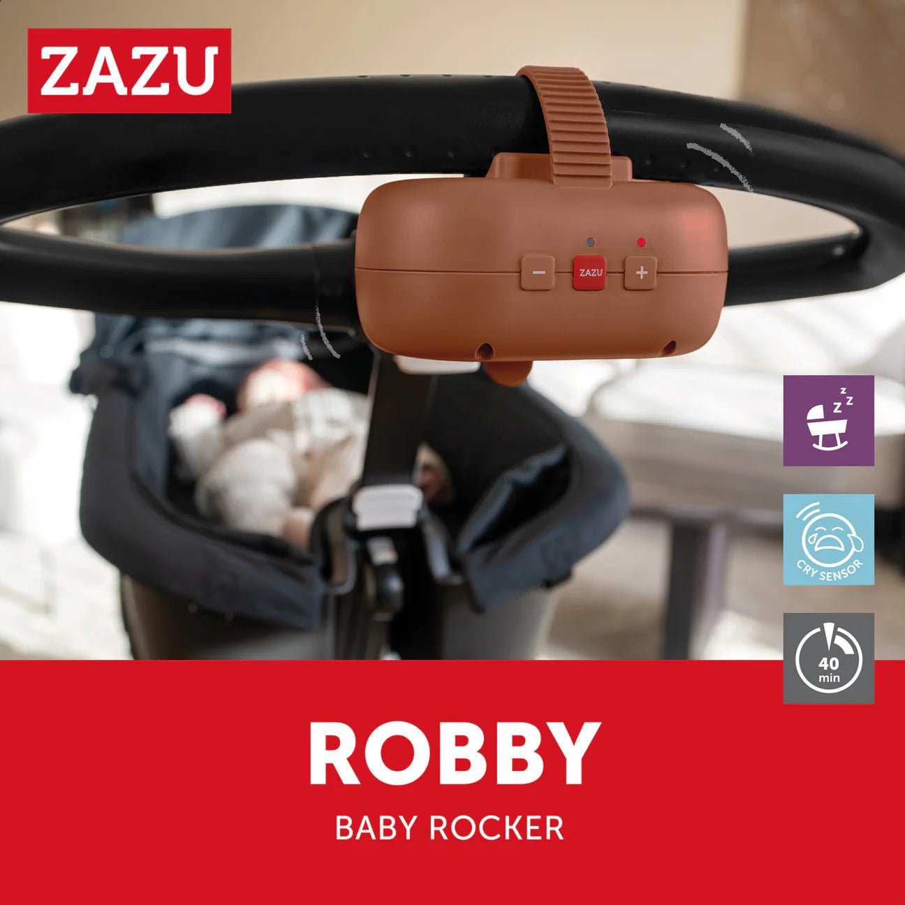 Robby Baby Rocker - Bruin - Casteleyn