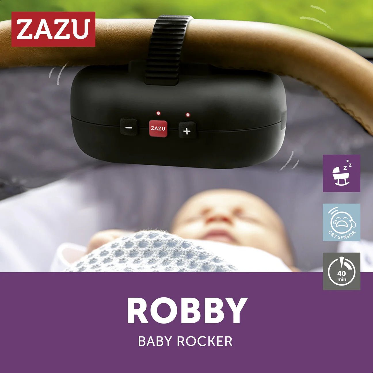 Robby Baby Rocker - Zwart - Casteleyn