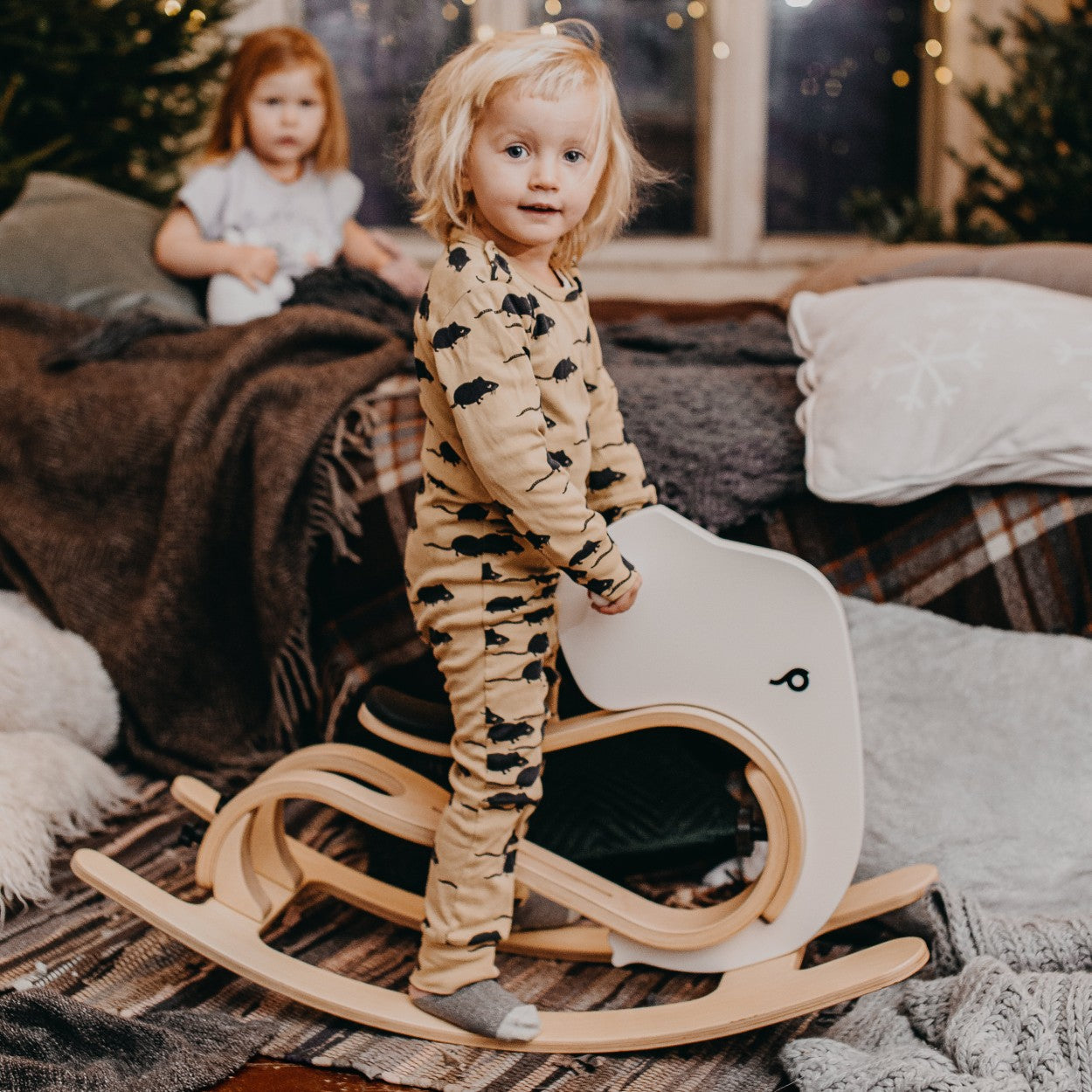 Schommelolifant uitbreiding voor de leg&go loopfiets