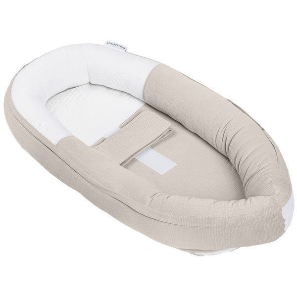 Doomoo Cocoon - Babynestje - Organisch Katoen - 74 x 46 cm - Tetra Jersey Sand