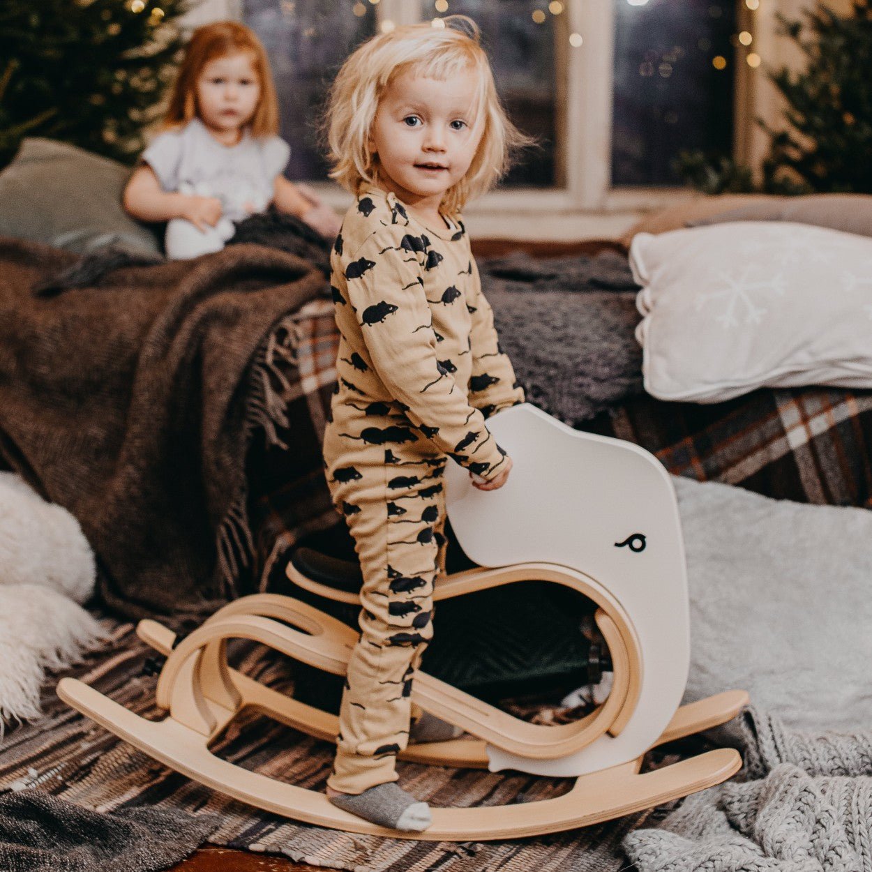 Schommelolifant uitbreiding voor de leg&go loopfiets - Casteleyn