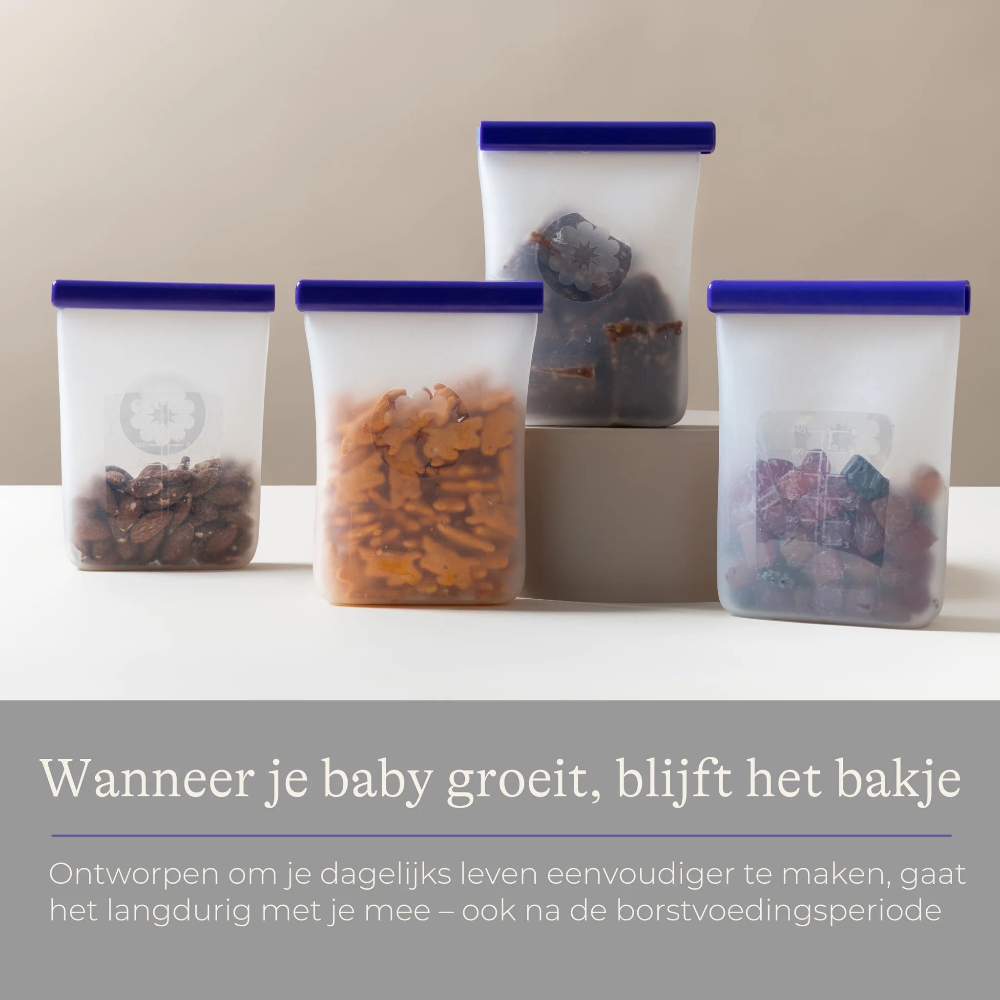 Siliconen zakjes voor het bewaren van moedermelk - Casteleyn